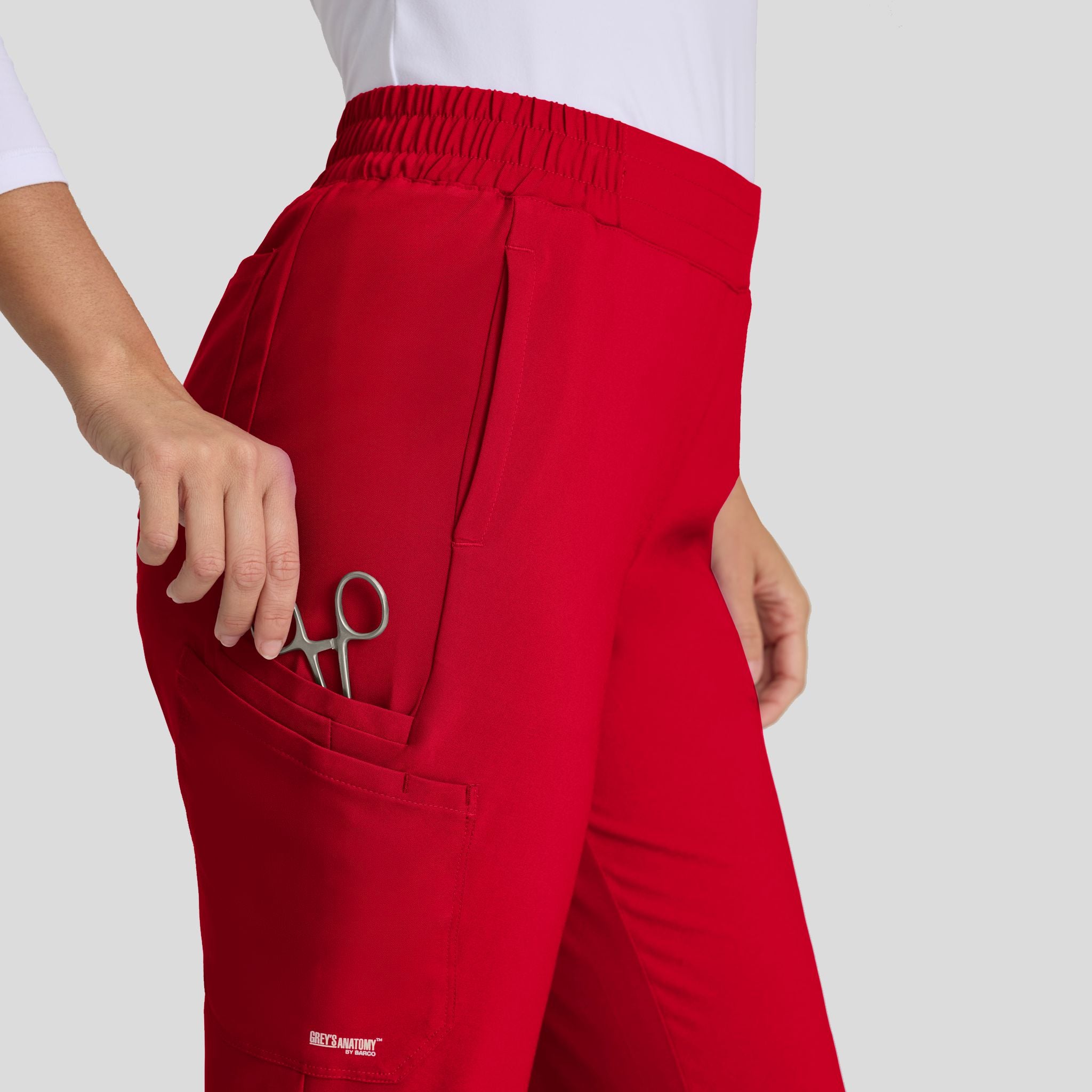 Cosmo Scrub Pant | True Red