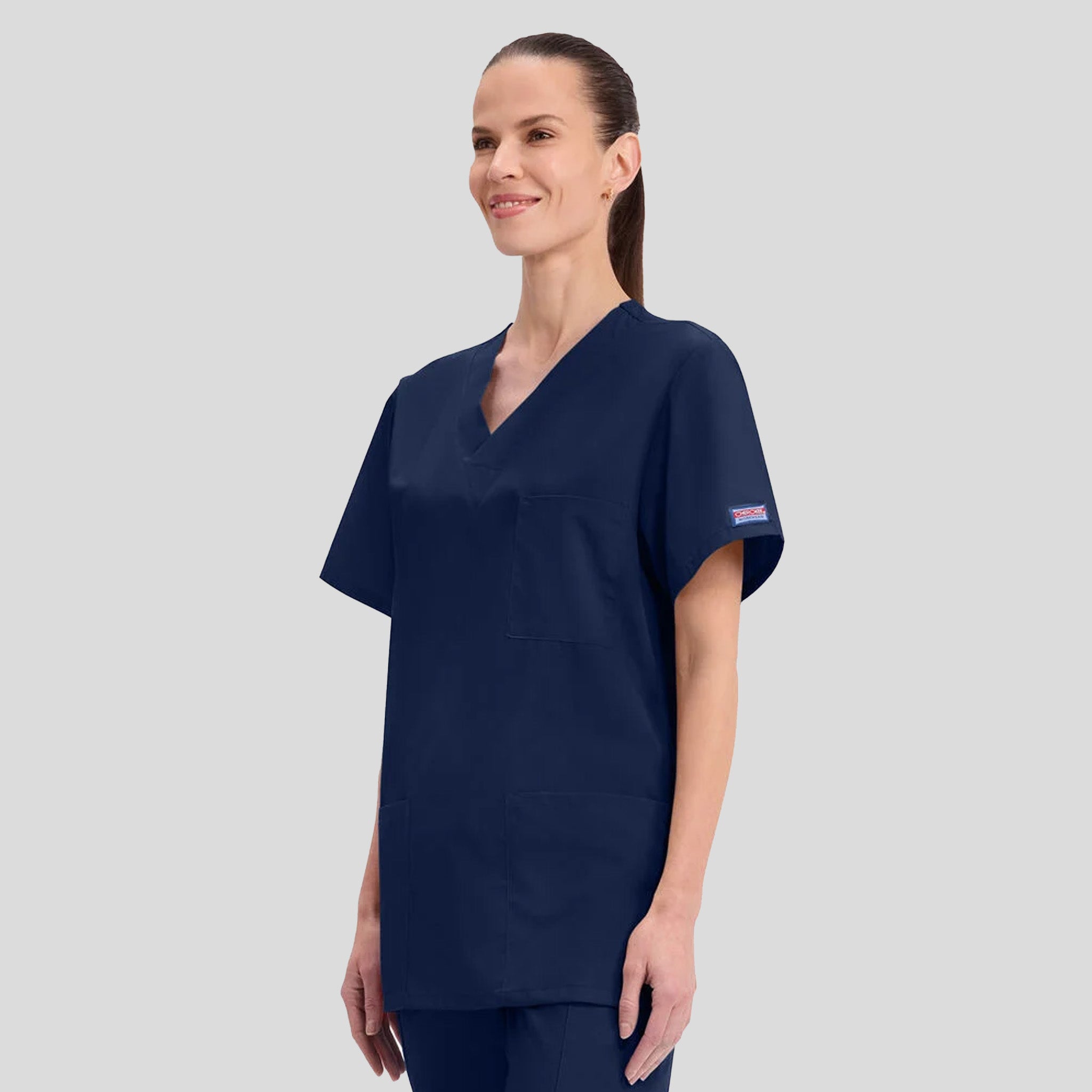 Unisex V-Neck 3 Pocket | Navy