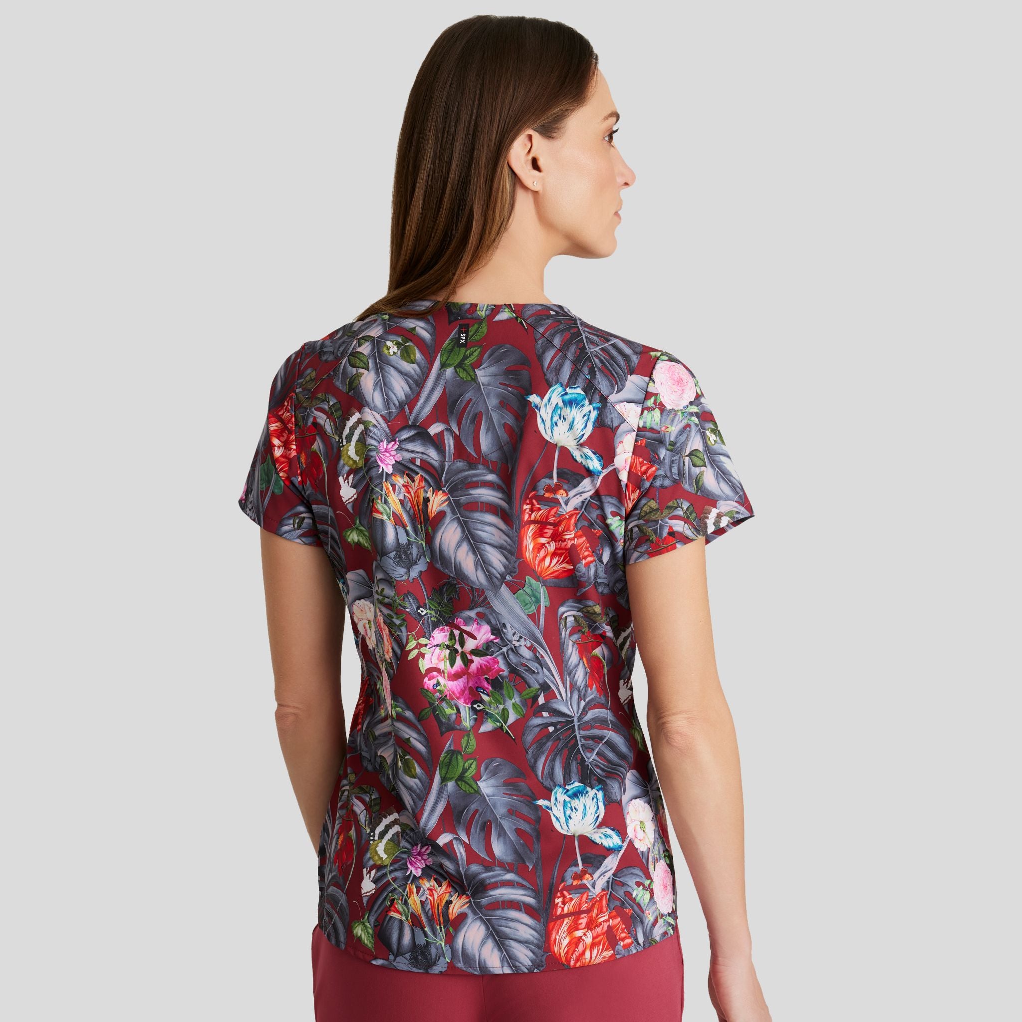Ella Print Top | Palm Garden