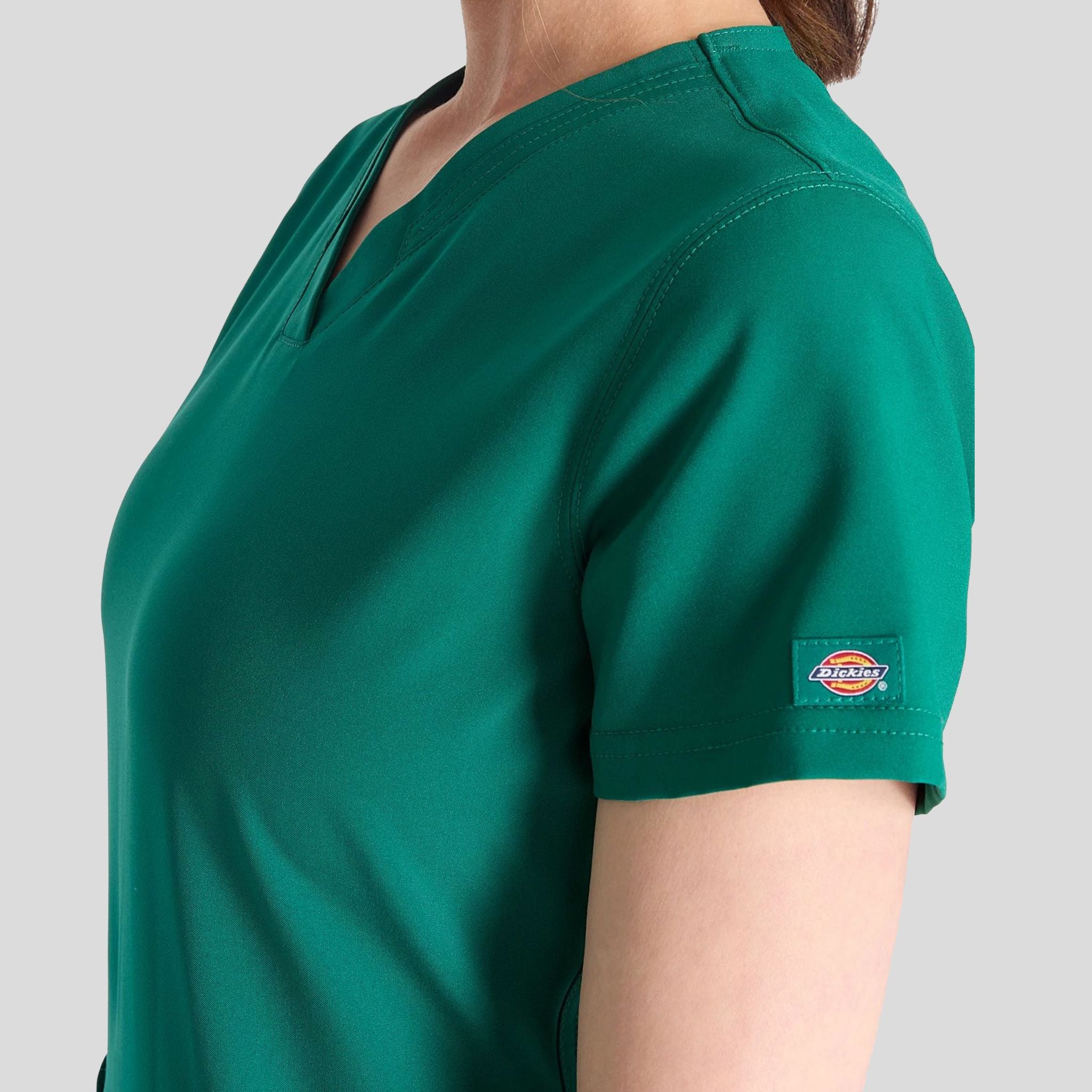 Women's V-Neck Scrub Top | Hunter