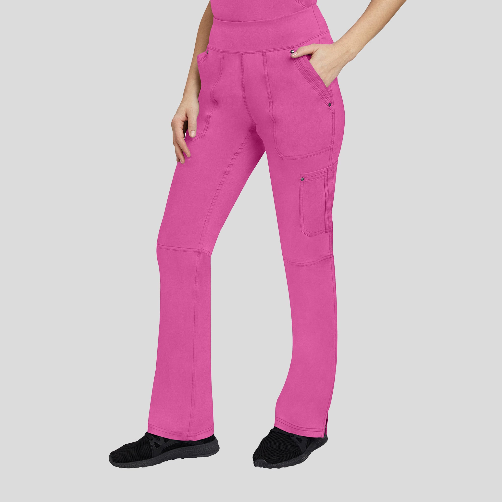 Tori Yoga Scrub Pant | Shocking Pink