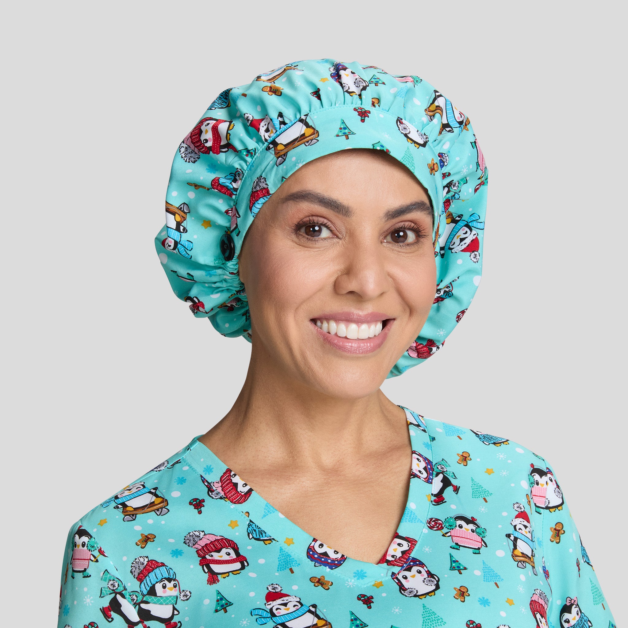 Penguins Bouffant Cap